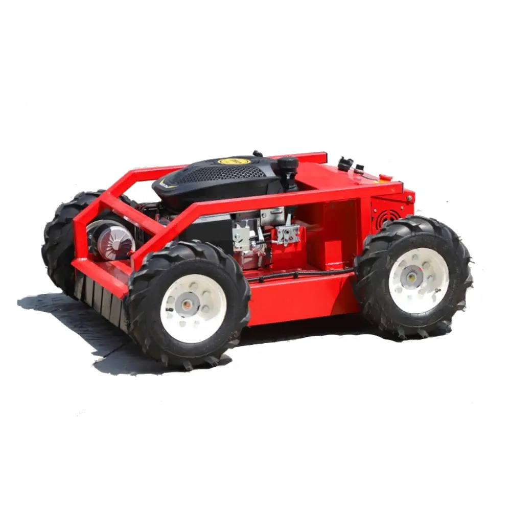 ATEAGO 50W Remote Control Lawn Mower Robot Lawn Maintenance Grass Clean For Garden Or Hill - tumbierware