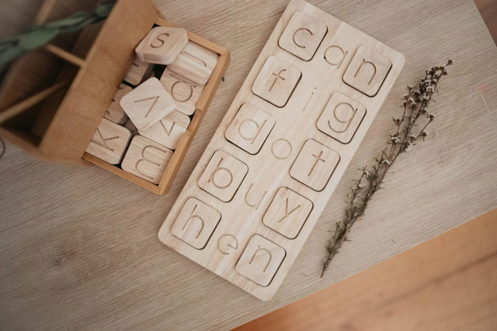 C-V-C Word Tray with Alphabet - tumbierware