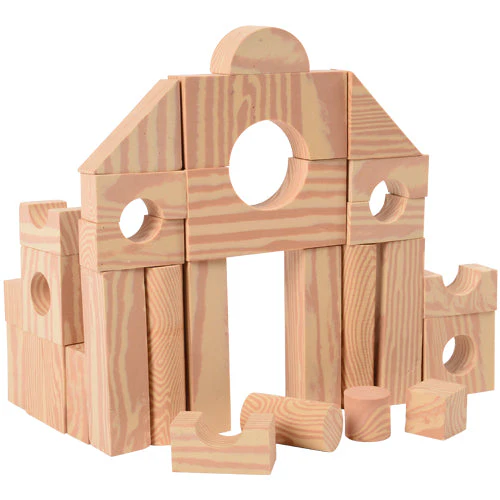 Wood-Look Foam Blocks - tumbierware