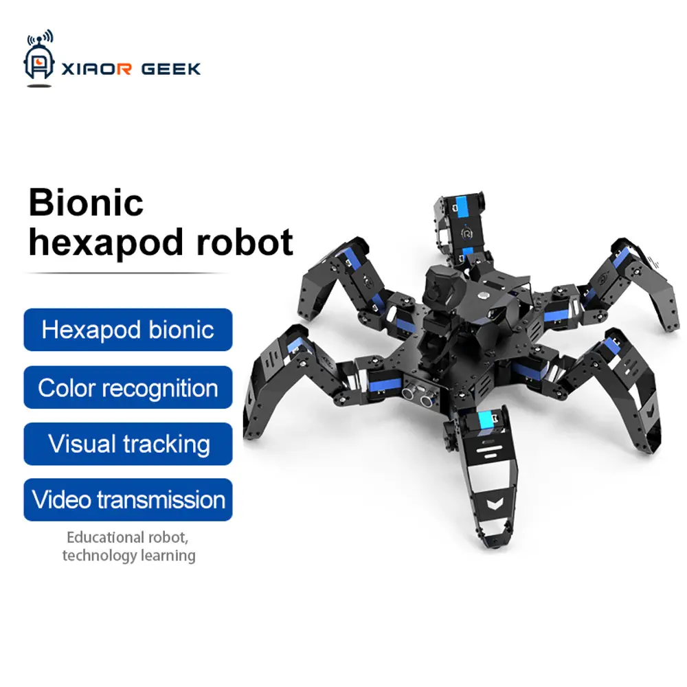XR-R1 Artificial Intelligence Hexapod Bionic Robot Kit for Raspberry Pi 4B programming - tumbierware