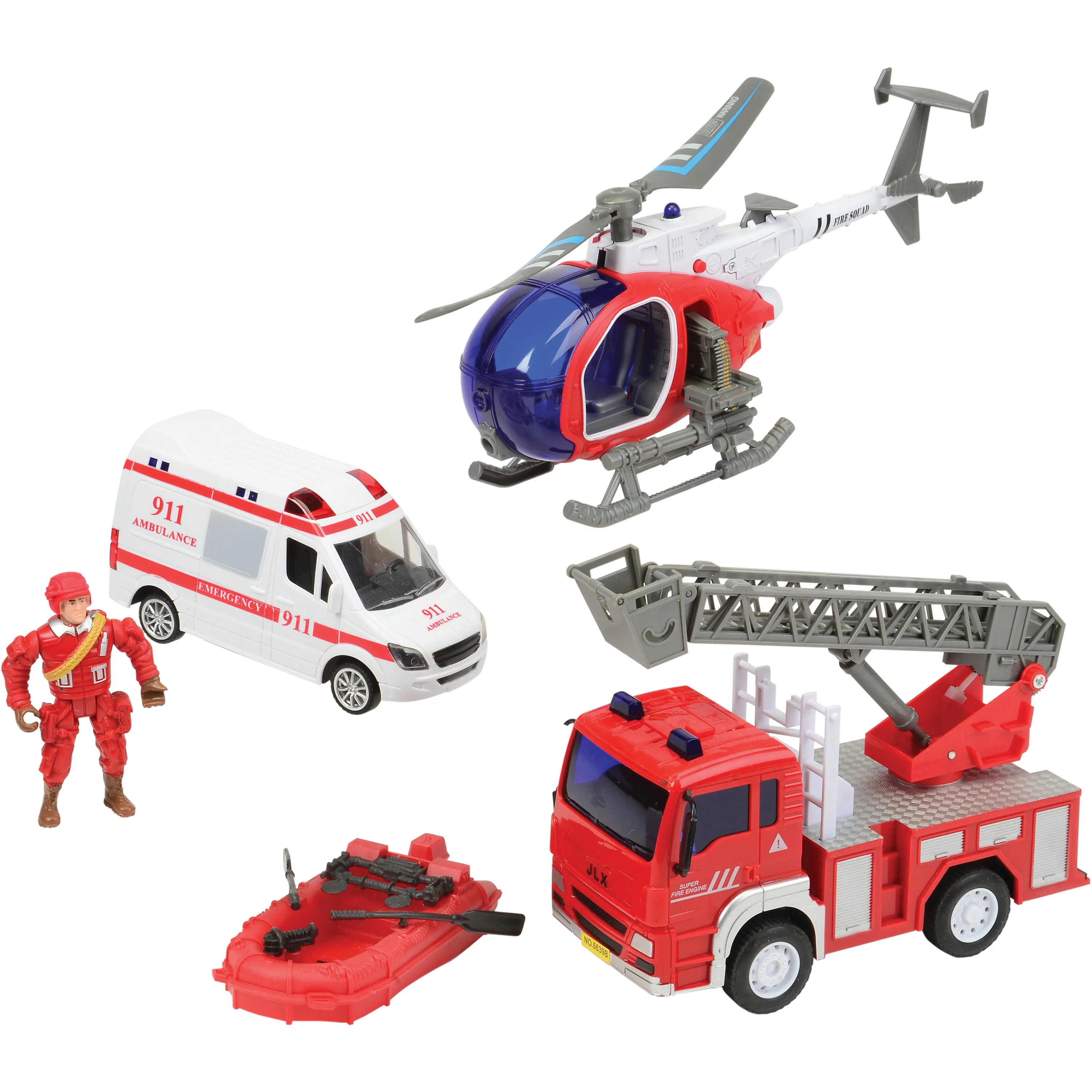 City Fire Special Ops & Rescue Playset | Lights. Sounds. and Rescue Action - tumbierware