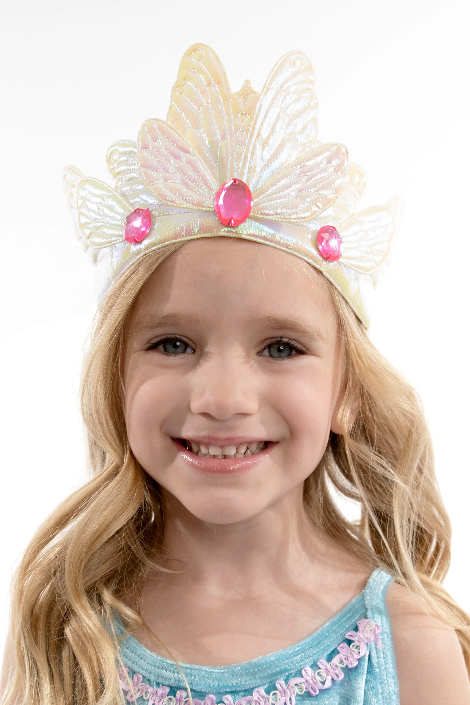 White Butterfly Soft Crown - tumbierware