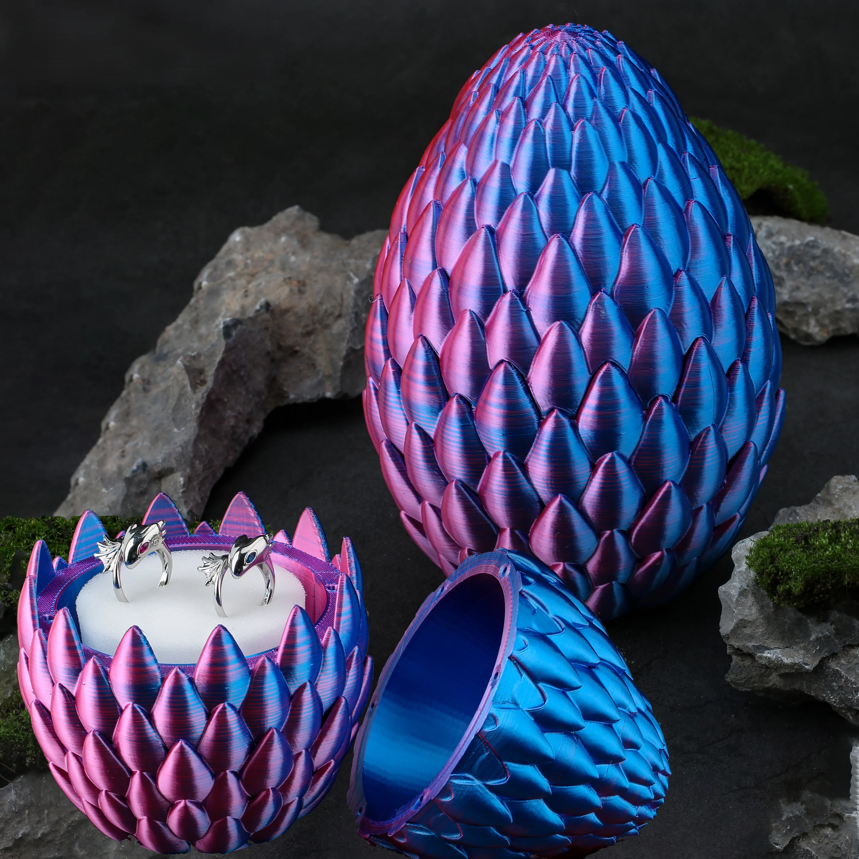 3D Dragon Egg Ring Case - tumbierware