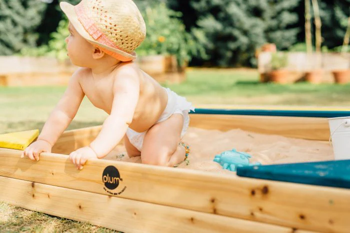 Plum Store it Wooden Sand Pit - tumbierware