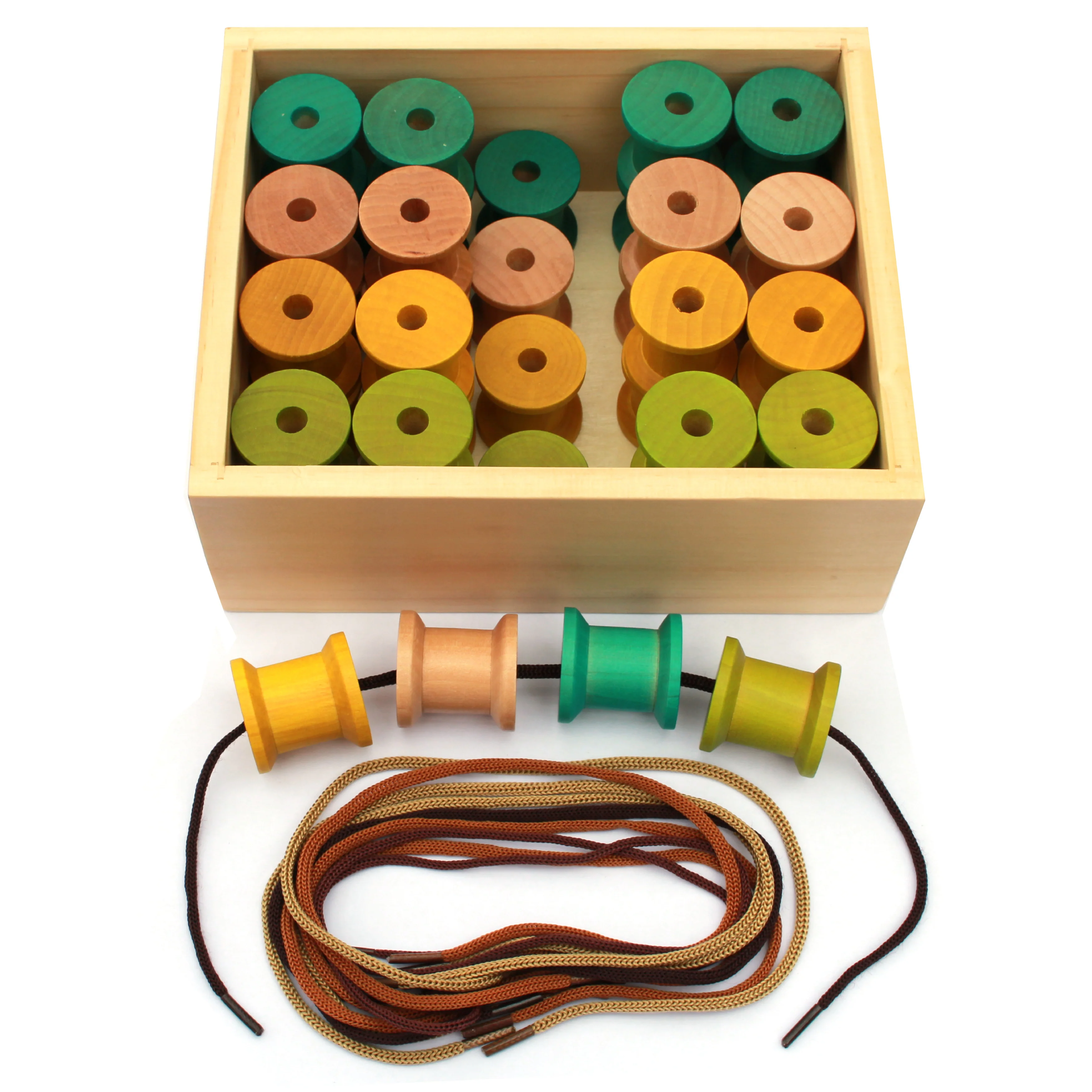 Threading Cotton Reels - tumbierware