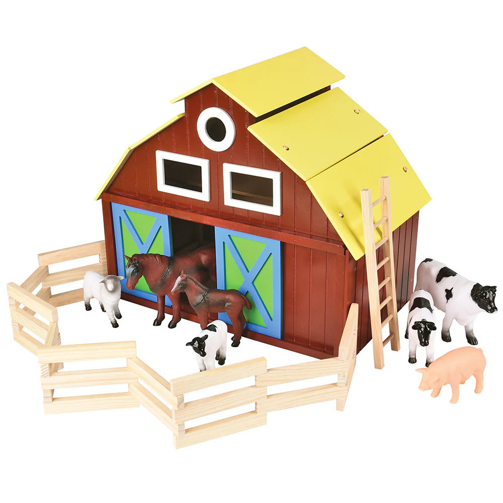 Barn and Animals Playset - tumbierware