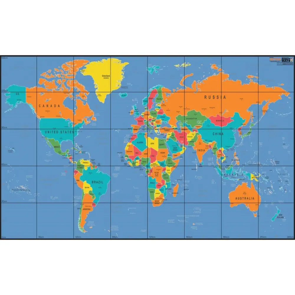 Wonder Workshop World Map - tumbierware