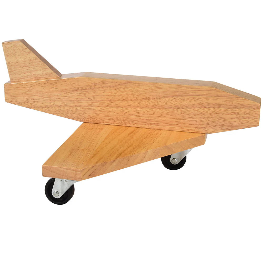 Solid Hardwood Airplane - tumbierware