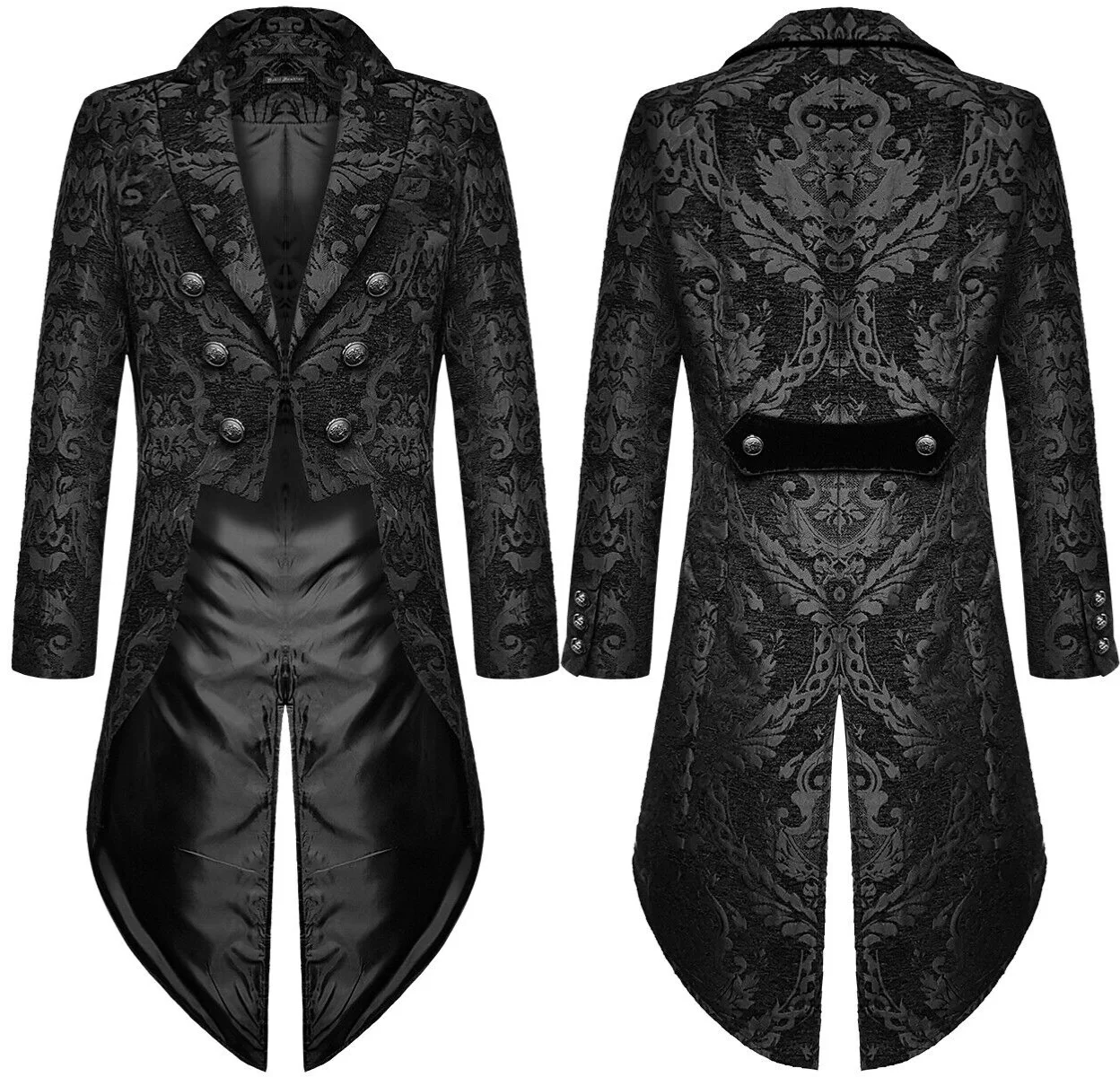Nocturne Damask Tailcoat - tumbierware