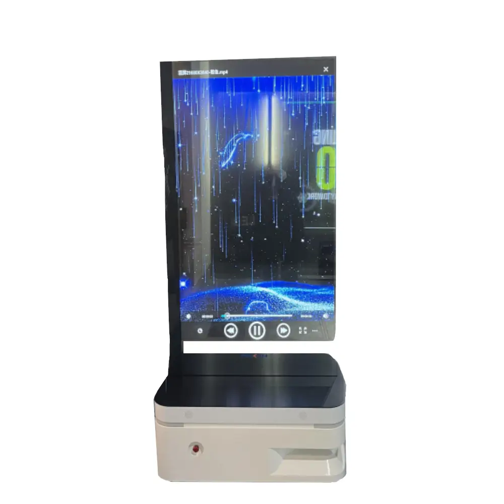 ATEAGO A1 ROS AI Advertising Robot AGV Self-Driving OLED LCD Display Mobile Base Marketing Promotion - tumbierware
