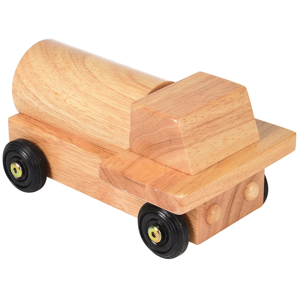 Solid Hardwood Tanker Truck - tumbierware