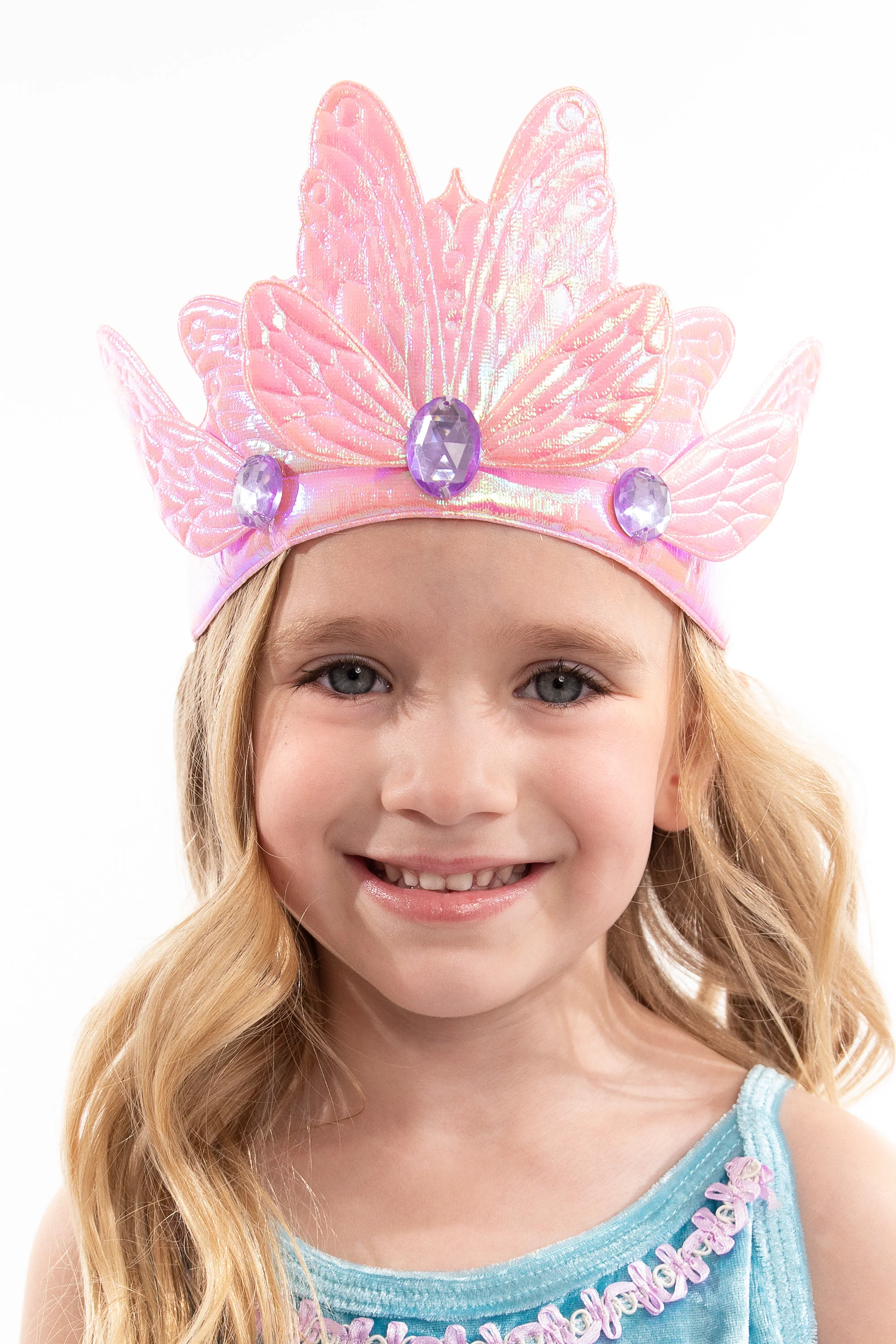 Pink Butterfly Soft Crown - tumbierware