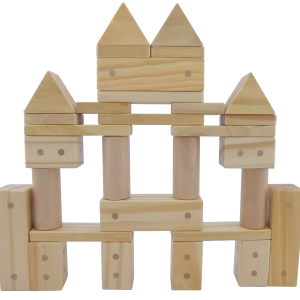 Wooden Blocks Magnetic Natural - tumbierware