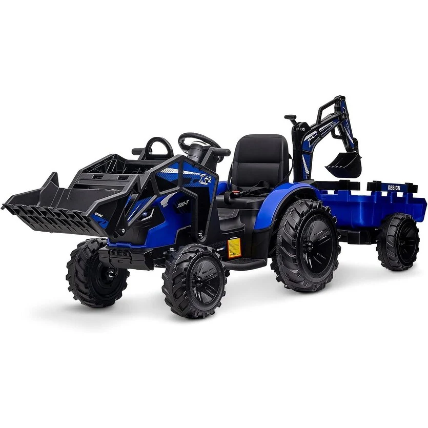 3 in 1 Kids 24V Ride on Tractor - tumbierware