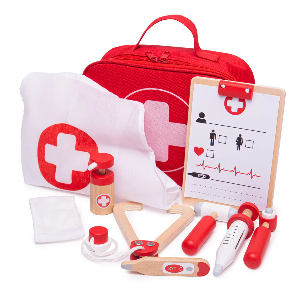 Bigjigs Toys Wooden Doctor's Kit - tumbierware