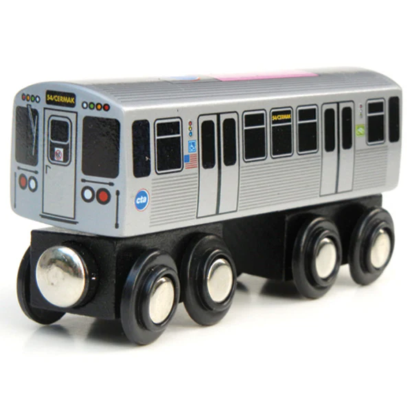 Pink Line Wooden Train - tumbierware