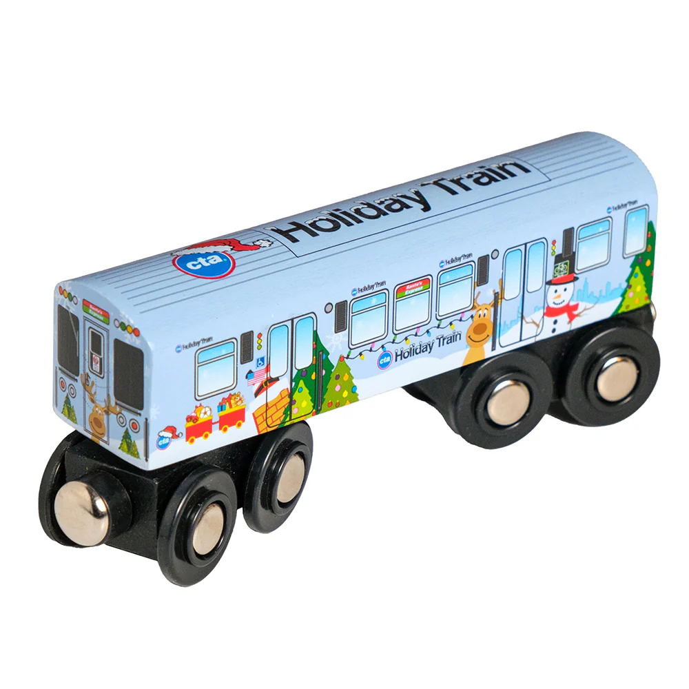 CTA Holiday Train Wooden Train - tumbierware