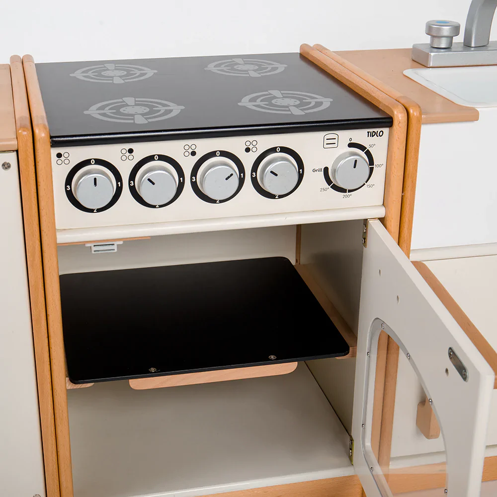 Tidlo White Play Kitchen Bundle - tumbierware