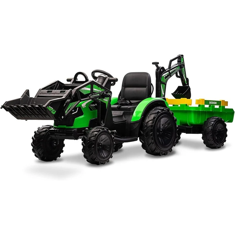 3 in 1 Kids 24V Ride on Tractor - tumbierware