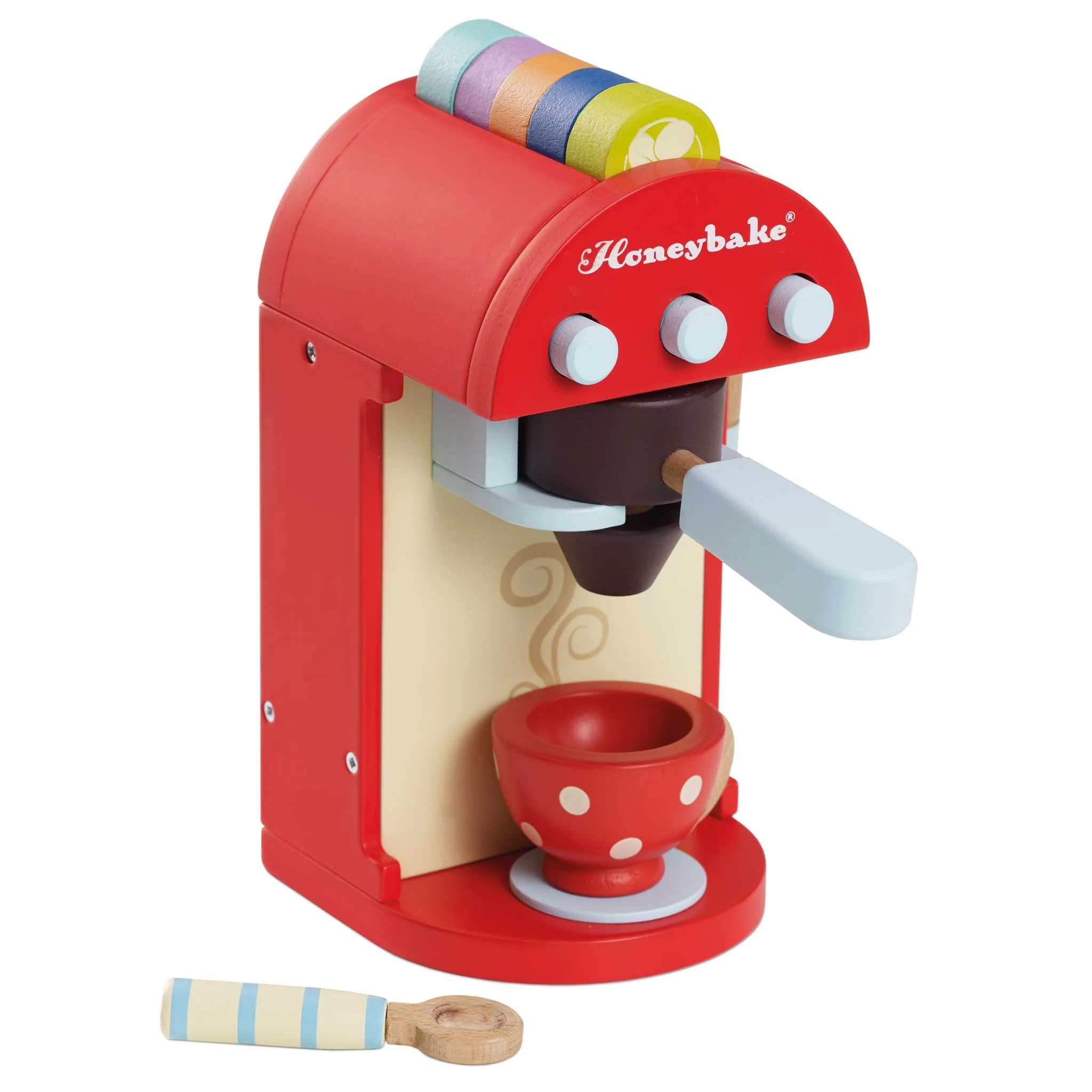 Wooden Toy Coffee Machine & Cup - tumbierware
