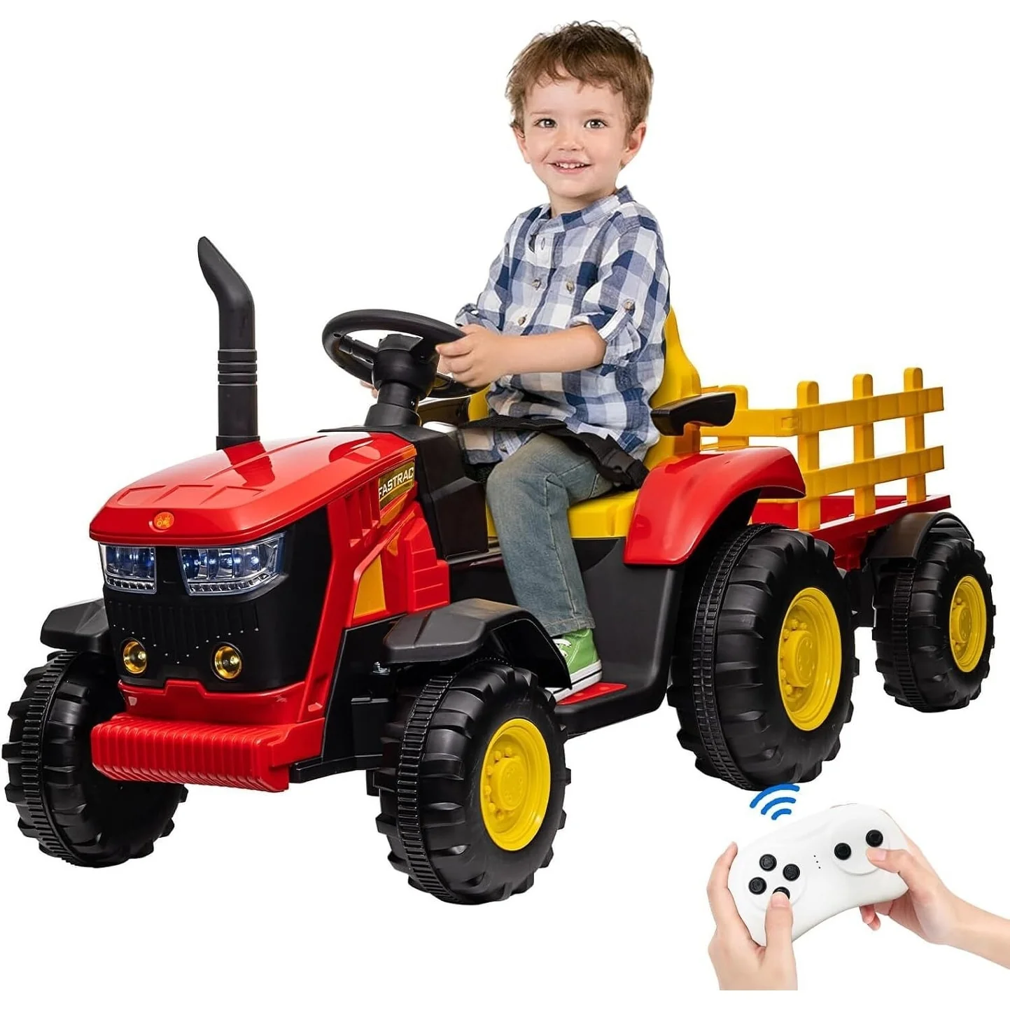 Kids Tractor with Remote Control - tumbierware