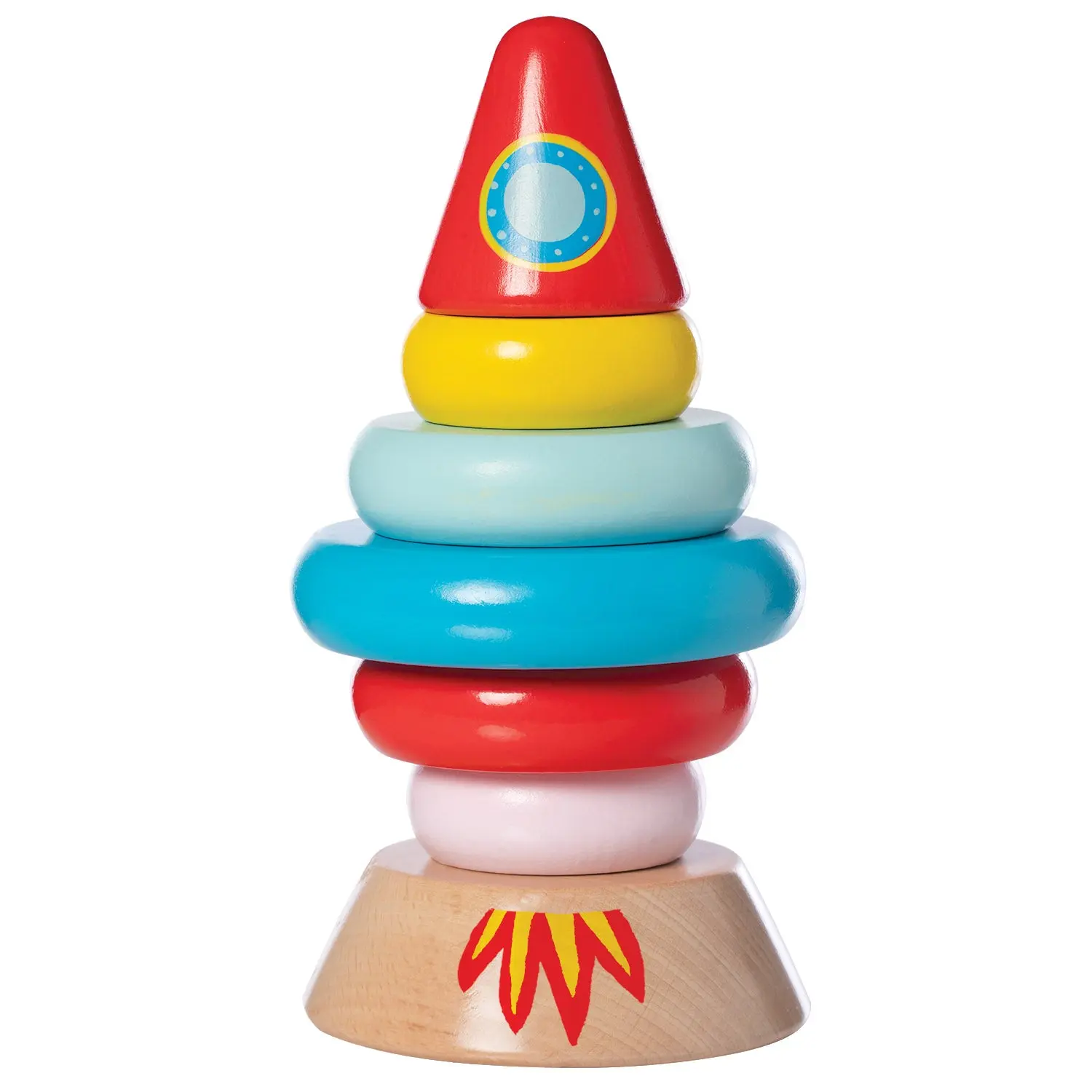 Magnetic Wood Stacker Rocket - tumbierware