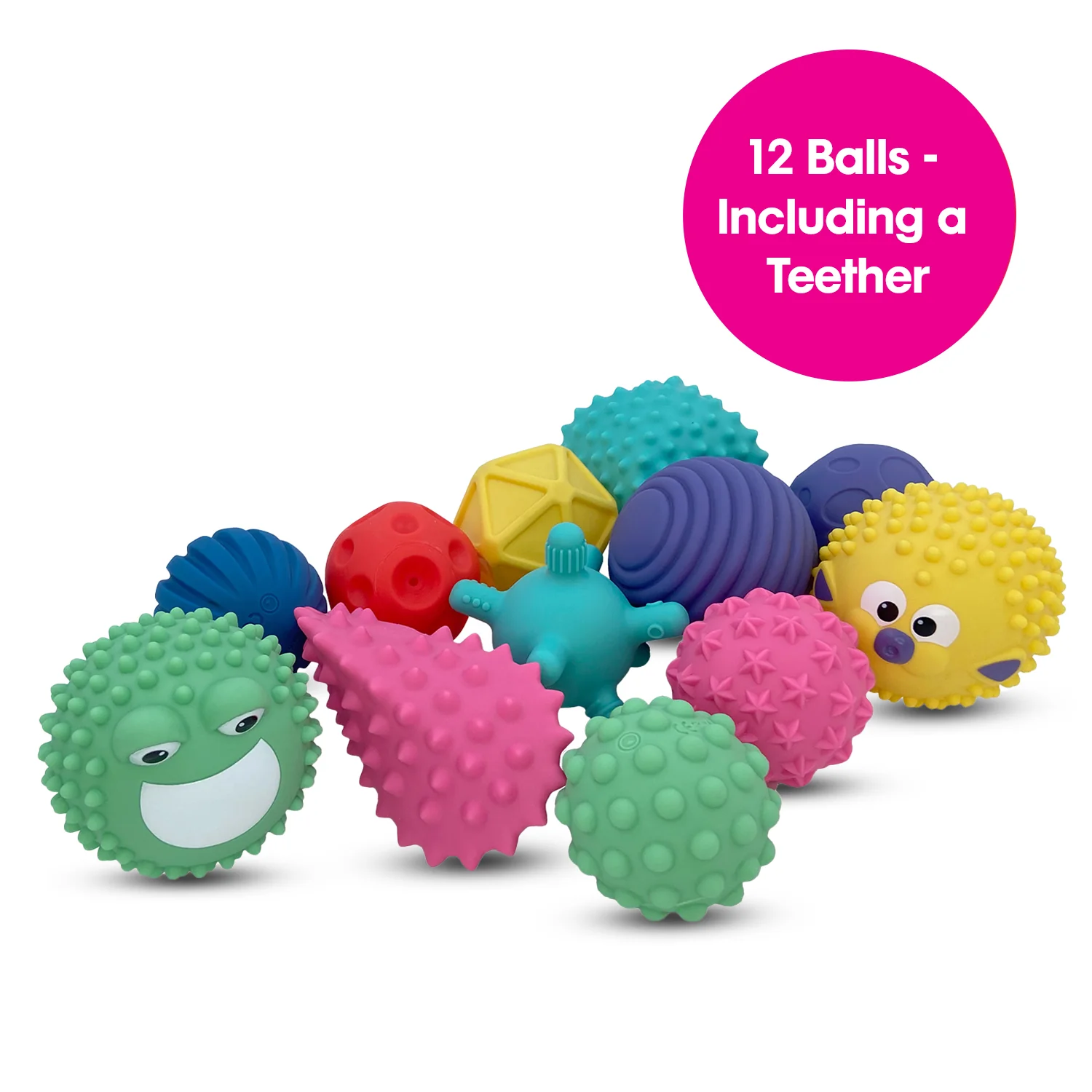 Sensory Mini Balls (12 pc) - tumbierware