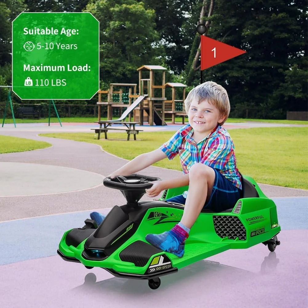 12V Kids Ride on Drift Car for Kids - tumbierware