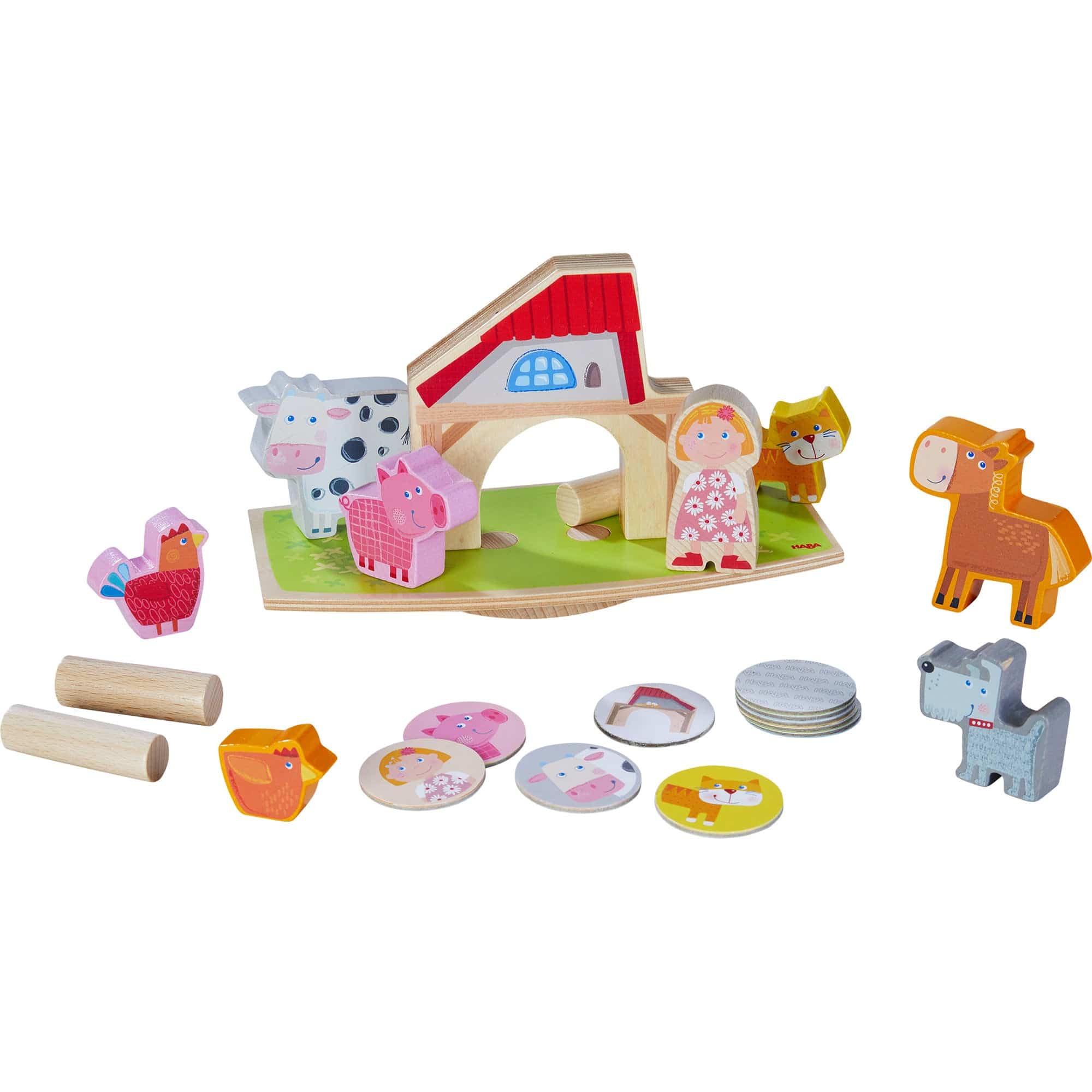Farm Balancing Act Stacking Game - tumbierware