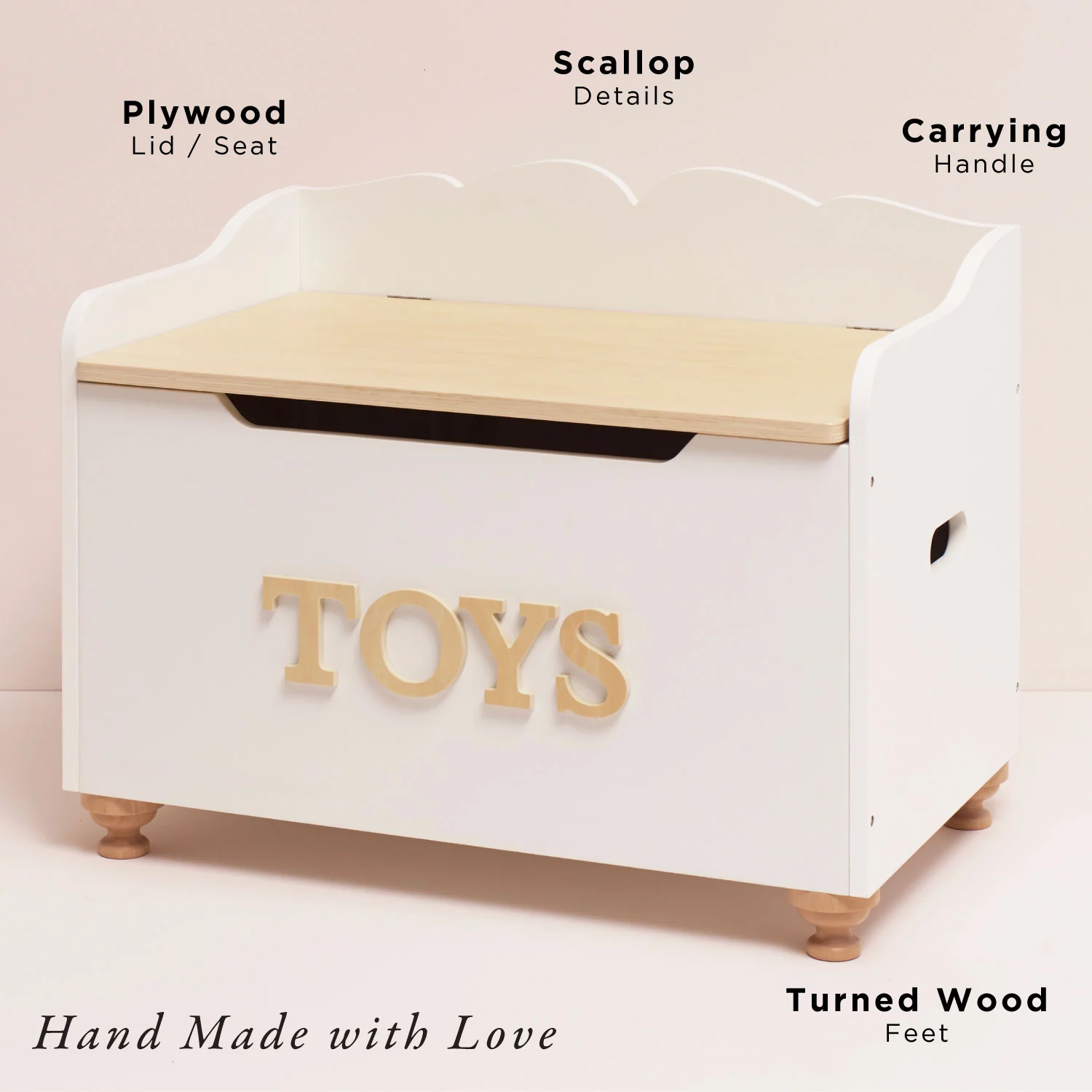 Classic Wooden Toy Chest - tumbierware