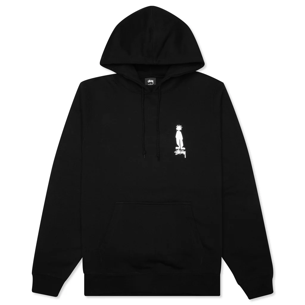 King Ragga Muffin Hoodie - Black - necksoother