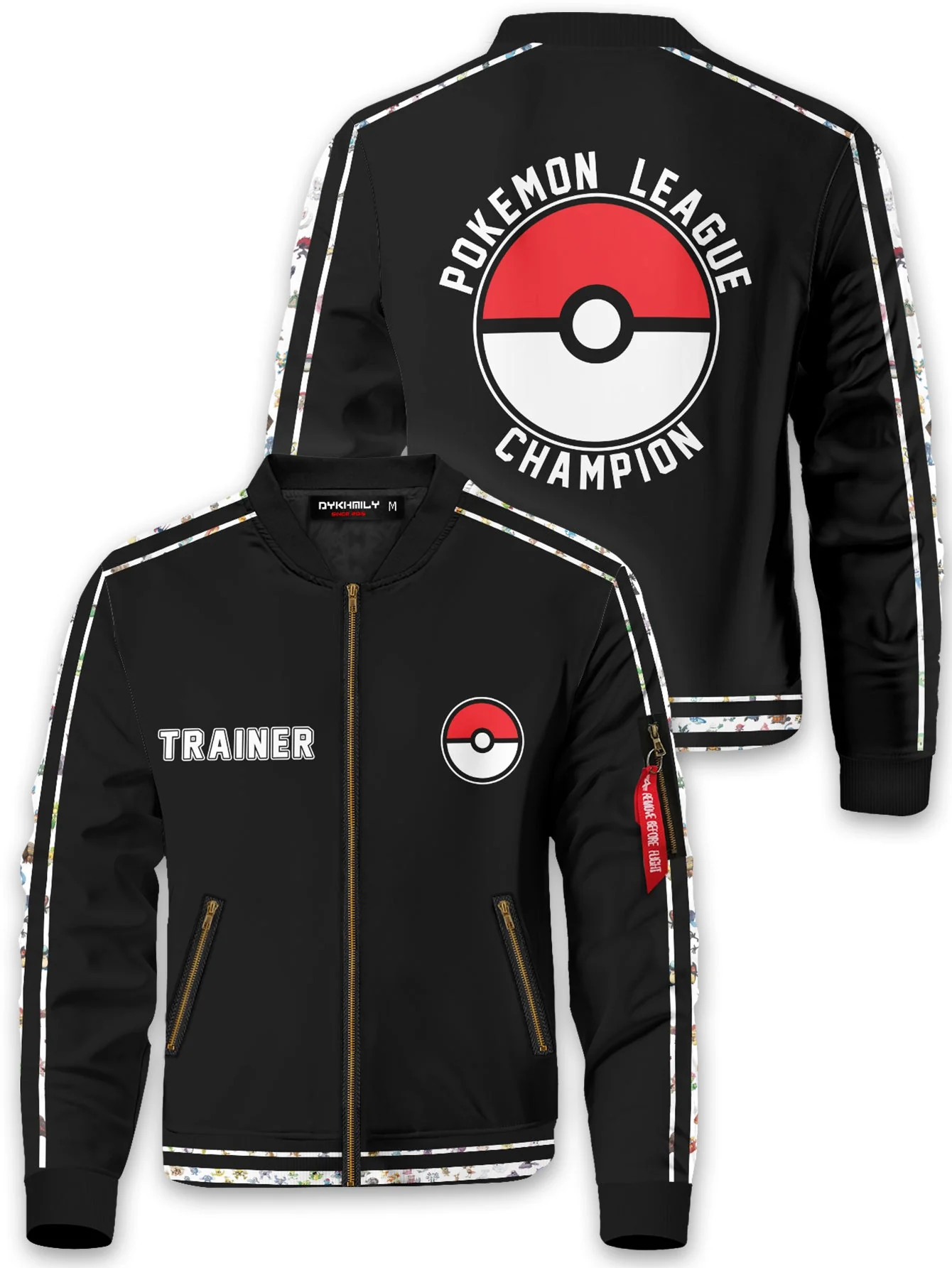 Poke League V2 Bomber Jacket - necksoother