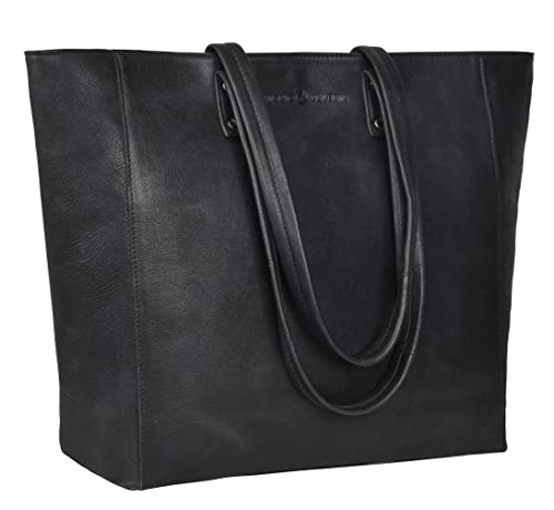 ANTONIO VALERIA Gift For Mothers Day Alexis Leather Tote/Top Handle Shoulder Bag for Women - necksoother