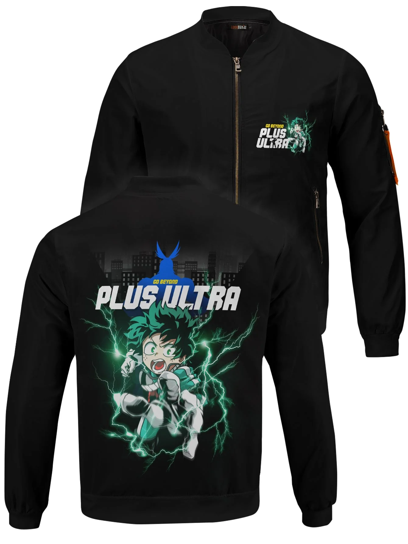 Deku All Might Bomber Jacket - necksoother