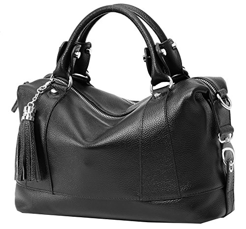 HESHE Leather Purses and Handbags for Women Shoulder Tote Work Bags Hobo Purse Crossbody Satchel Handbags Top Handle Bags - necksoother