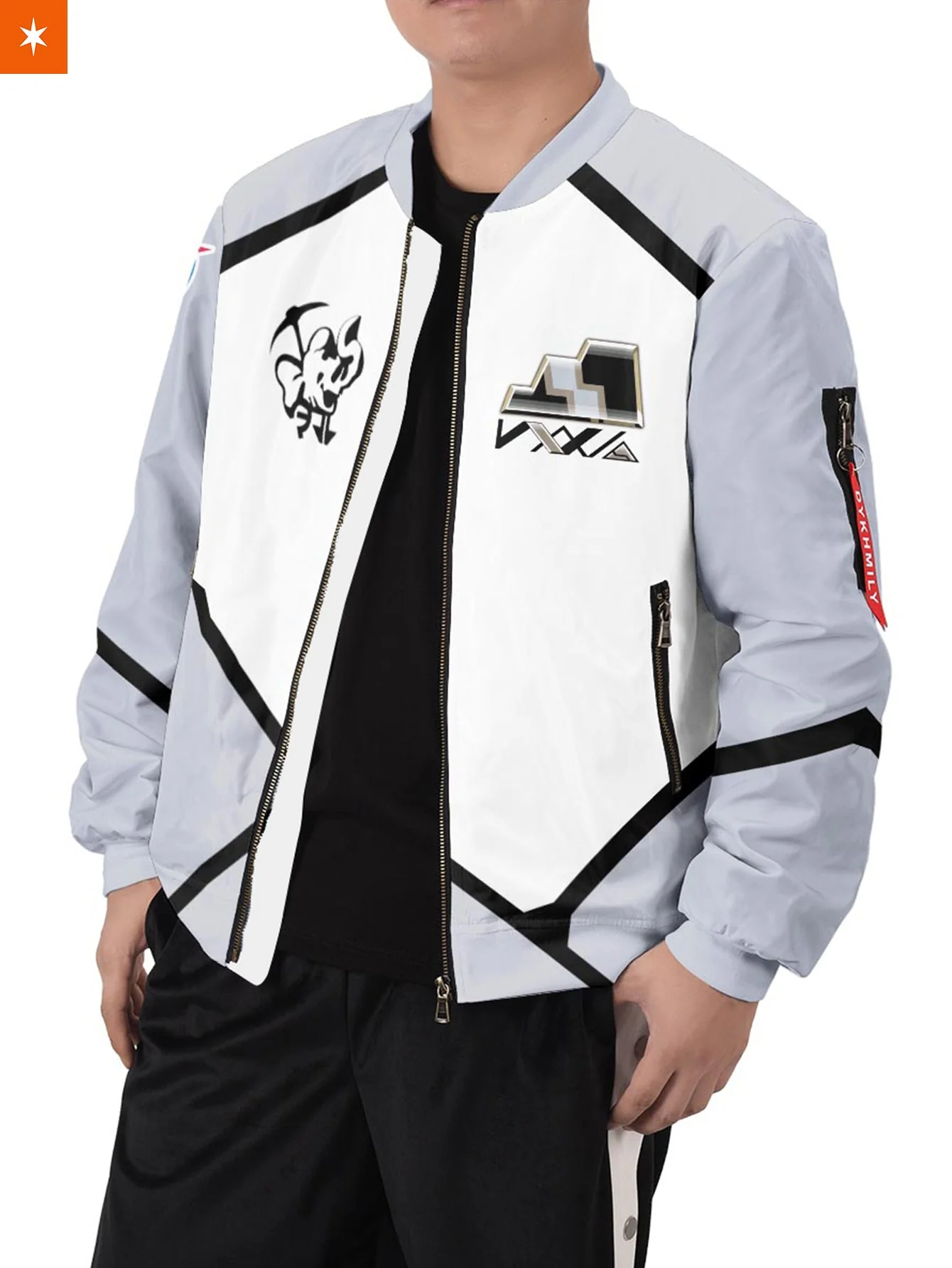 Poke Rock Uniform Bomber Jacket - necksoother