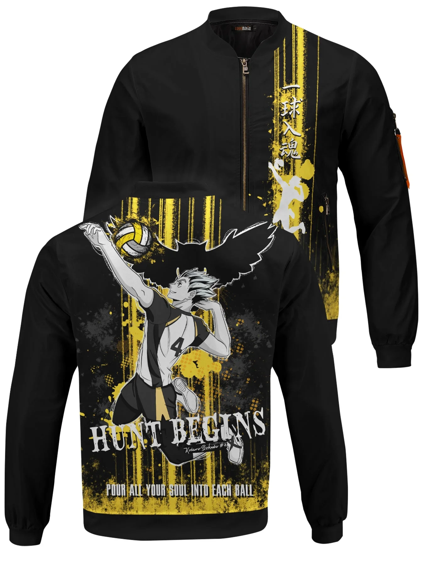 Bokuto Spirit Bomber Jacket - necksoother