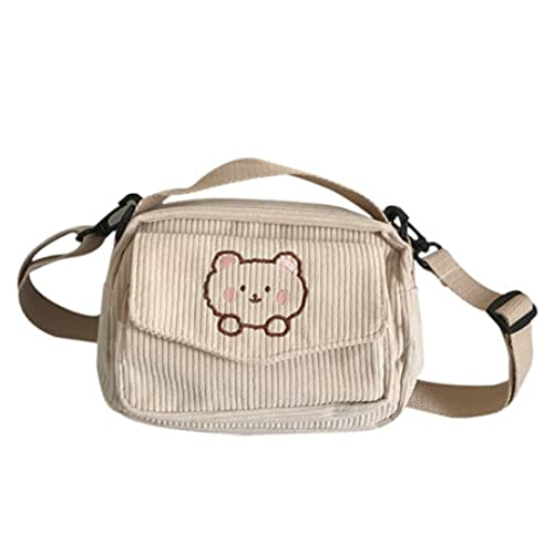 GGOOB Kawaii Purse Crossbody Bag Kawaii Wallet Kawaii Crossbody Bag Kawaii Corduroy Purse - necksoother
