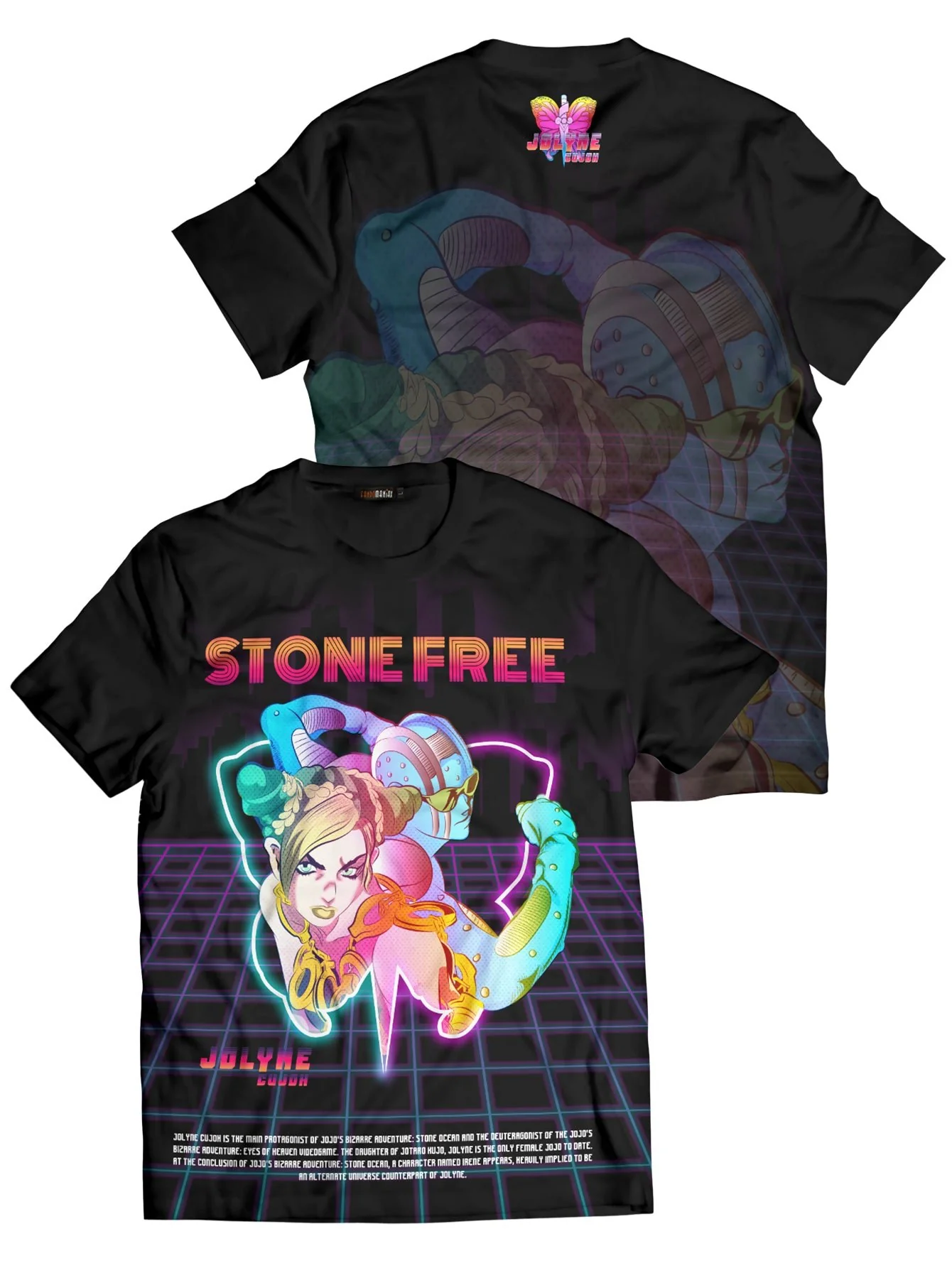 Jolyne Retro Unisex T-Shirt - necksoother
