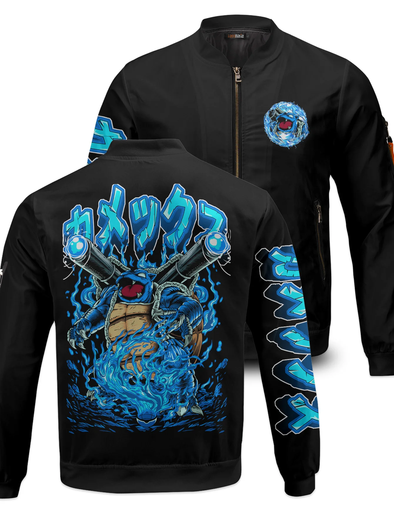 Poke Gigantamax Bomber Jacket - necksoother
