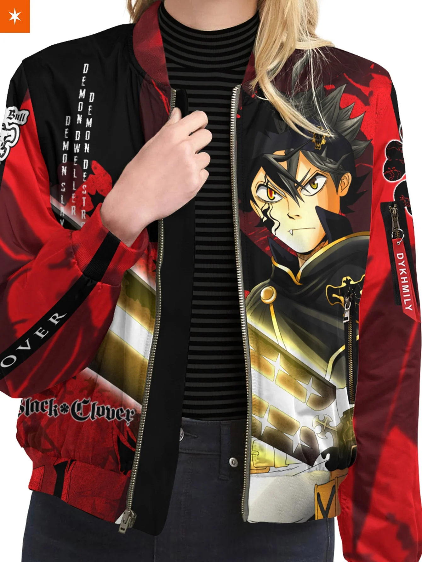 Black Asta Bomber Jacket - necksoother