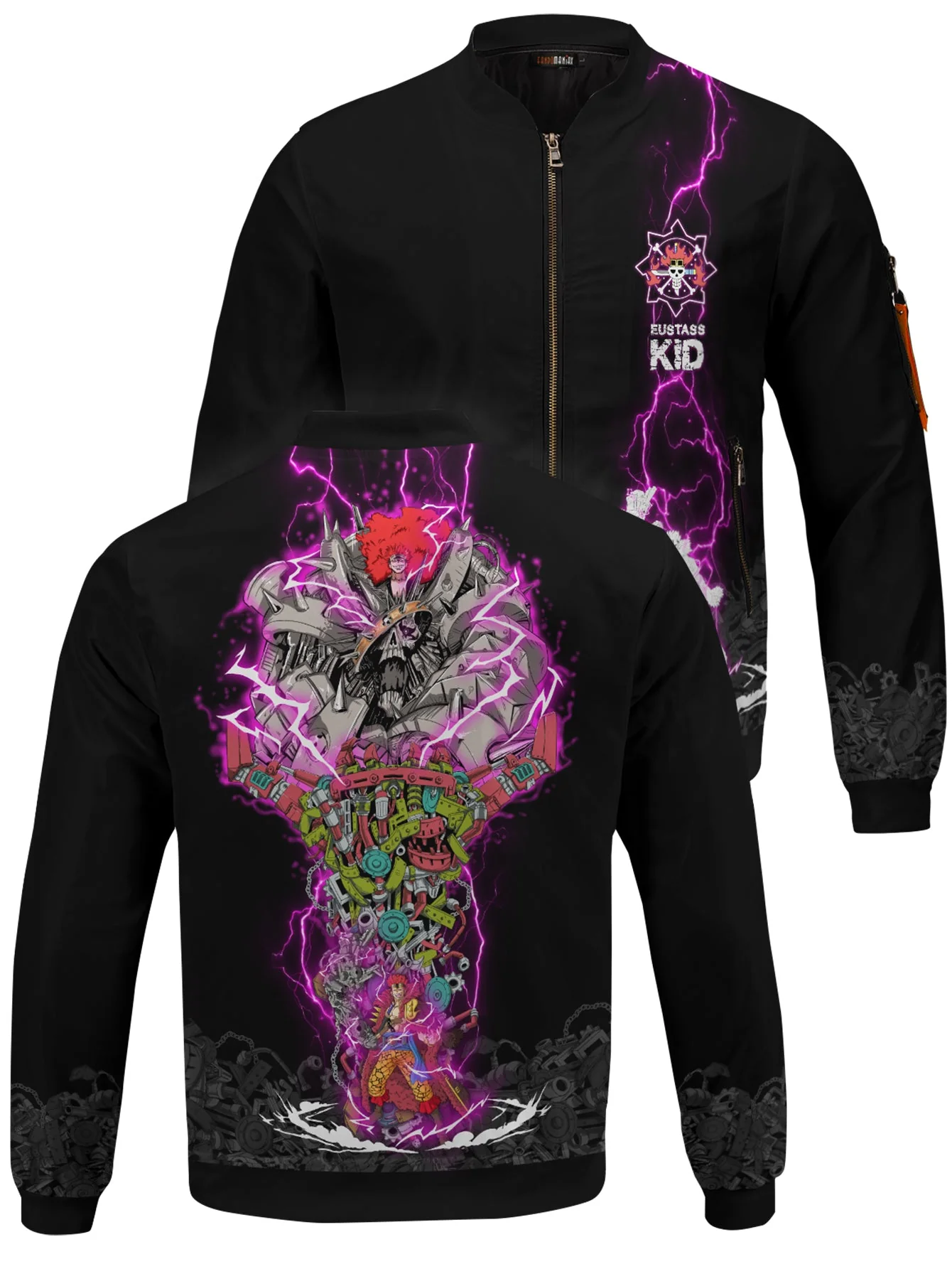 Jaggy Spirit Bomber Jacket - necksoother