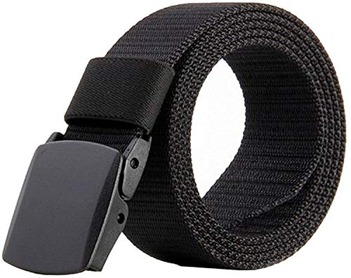 JASGOOD Nylon Canvas Breathable Military Tactical Men Waist Belt With Plastic Buckle - necksoother