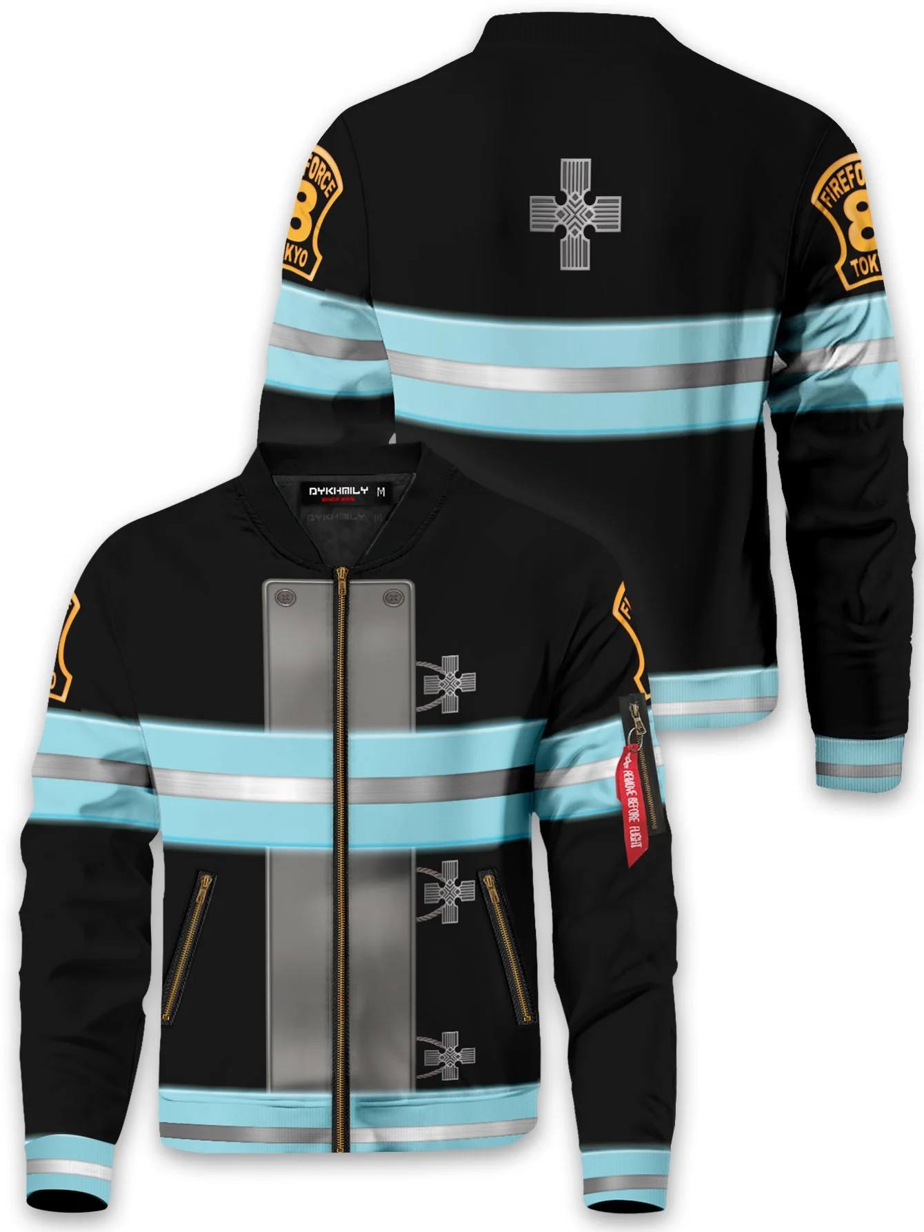 Fire Force Bomber Jacket - necksoother