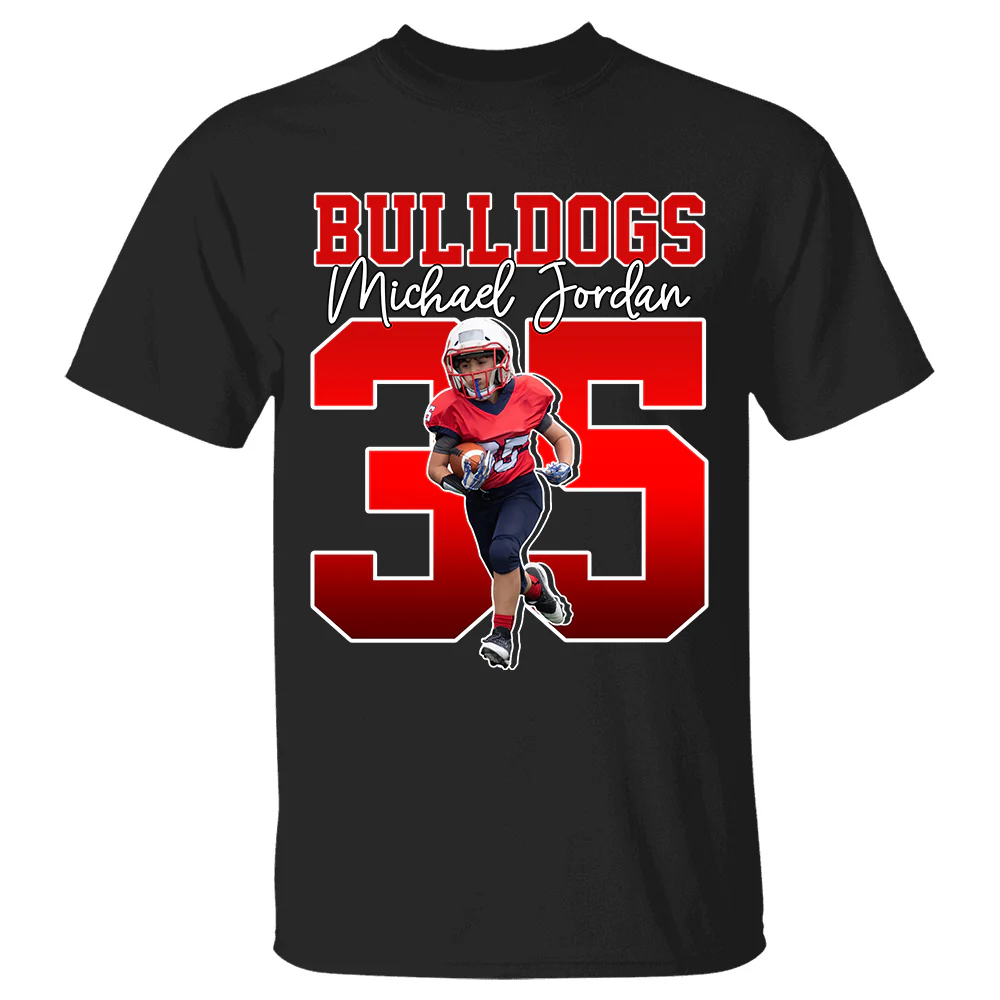 Game Day Football Personalized Shirt Custom Your Photo Gift For Football Player K1702 - necksoother