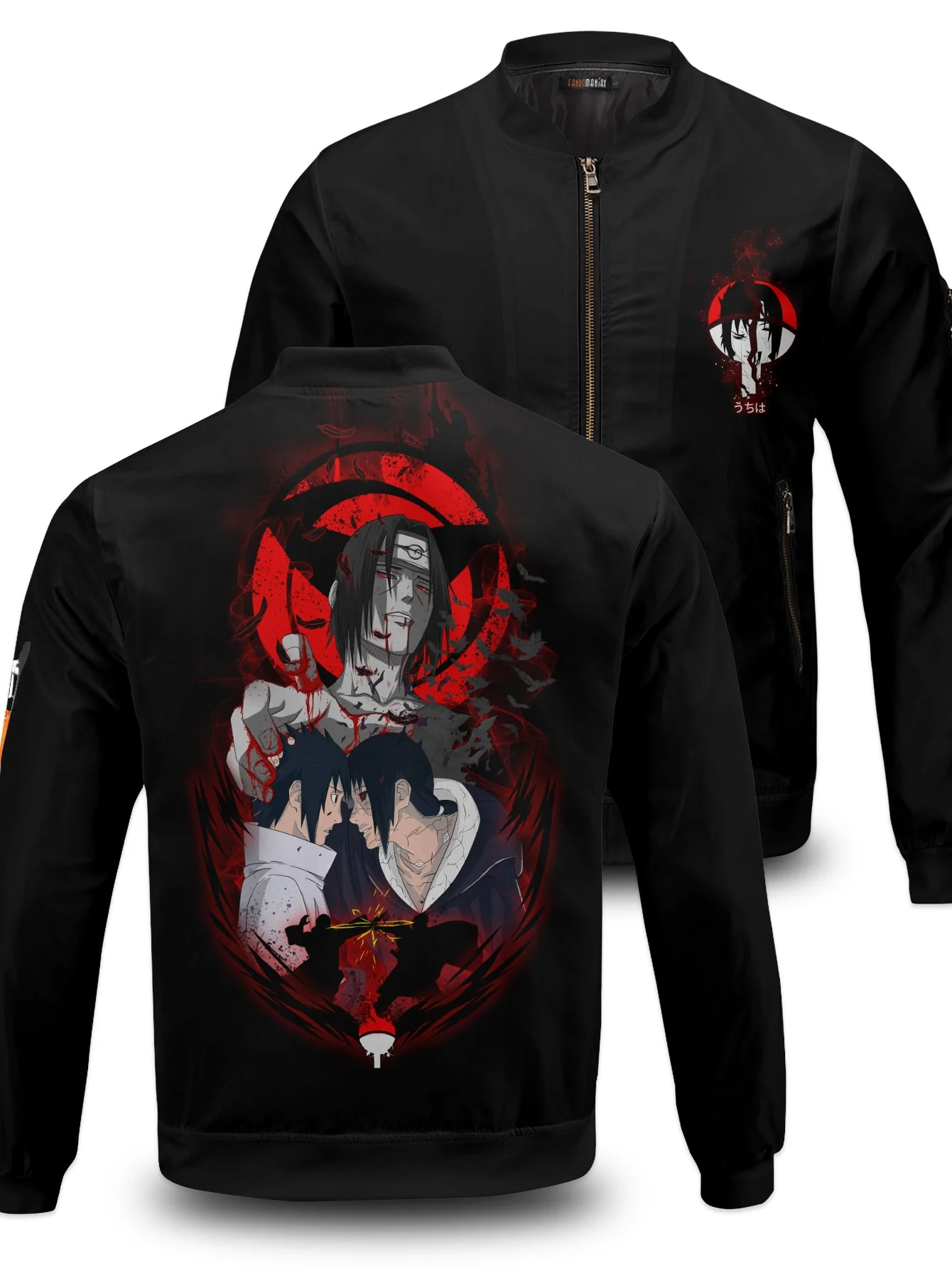 Sasuke Itachi Bomber Jacket - necksoother