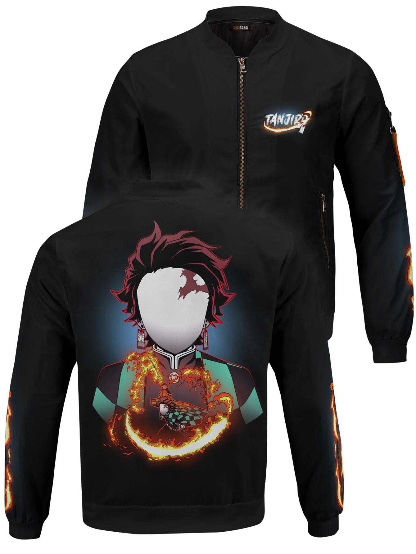 Tanjiro Spirit V2 Bomber Jacket - necksoother