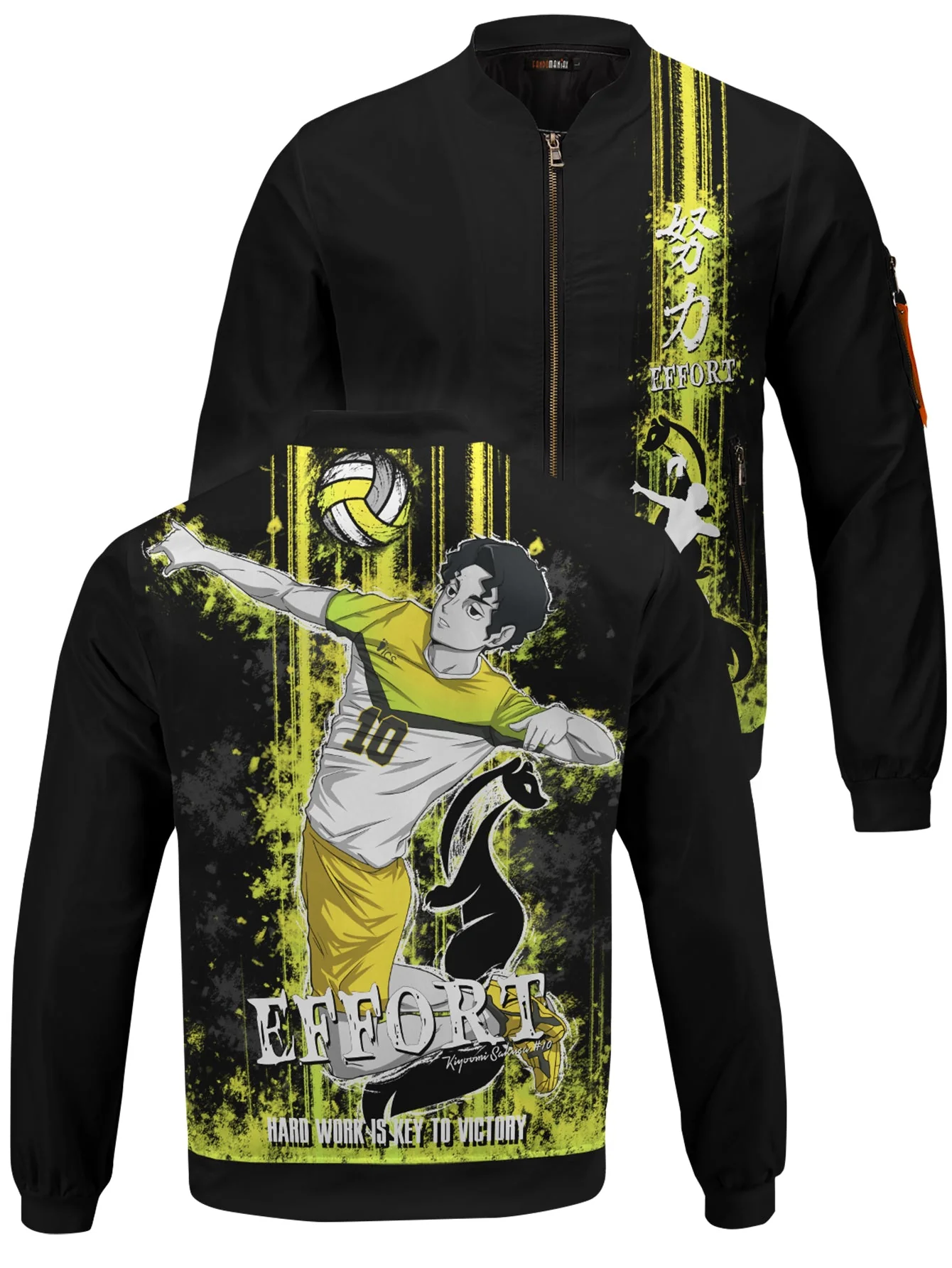 Sakusa Spirit Bomber Jacket - necksoother
