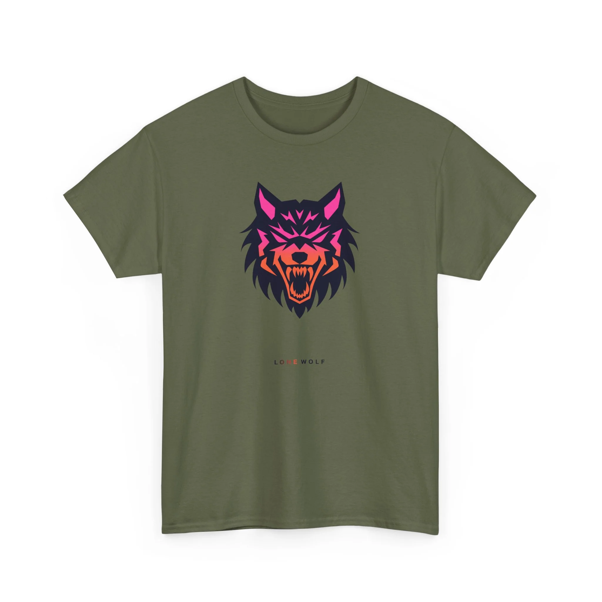 Lone Wolf Heavy Cotton Tee - necksoother