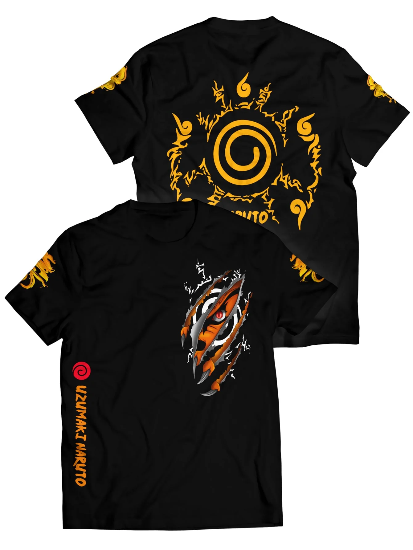 Uzumaki Demon Fox Unisex T-Shirt - necksoother